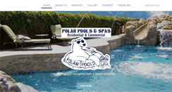 Desktop Screenshot of polarpoolsandspas.com